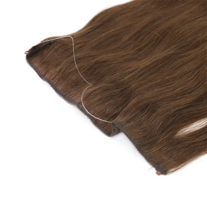 EMEDA Remy Human Hair Halo Hair Extension ZJ1101